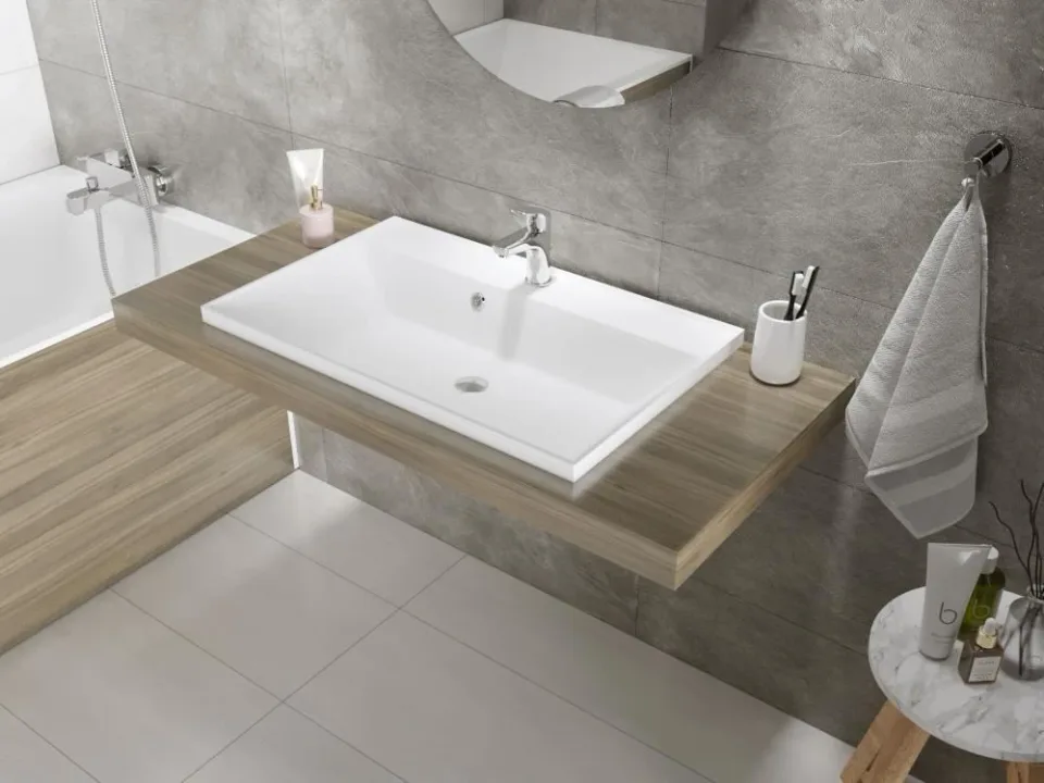 Встраиваемая раковина Madera Classica 80*45 матовая