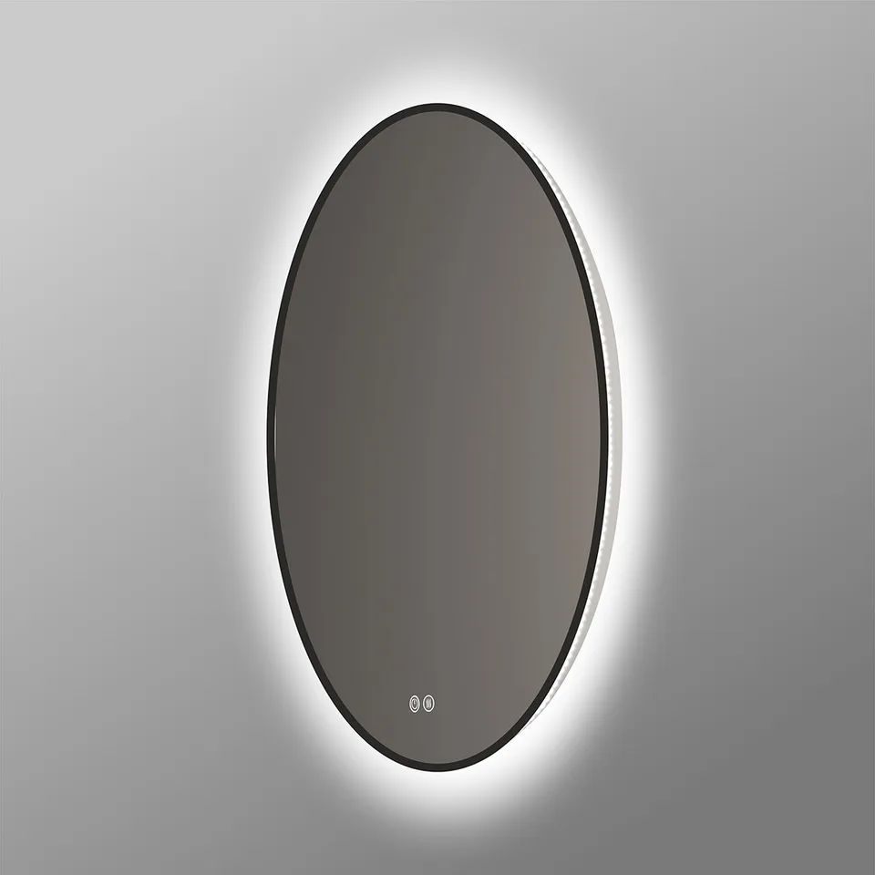 Зеркало с подсветкой VLM-3DE700B-2 700×700 c сенсорным выключателем и диммером, антизапотевание
