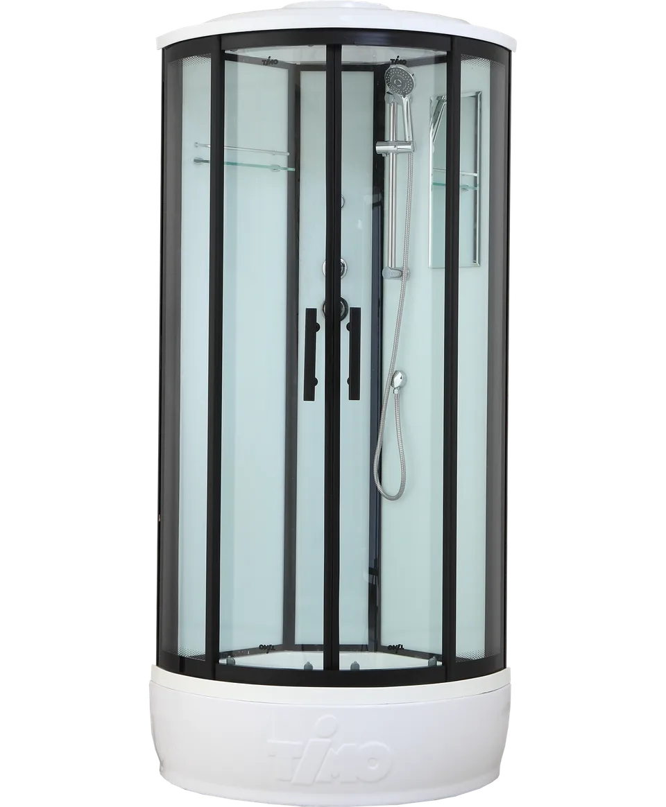 Timo Standart T-6680 Black душевая кабина (80*80*220)