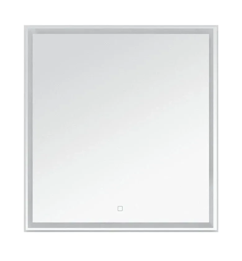 Зеркало Aquanet Nova Lite 75 белый глянец с Led подсветкой