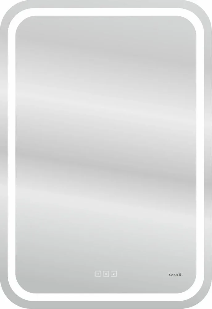 Зеркало Cersanit 051 Дизайн Про (Design Pro) 55 с LED подсветкой, сенсорным выключателем и Bluetooth