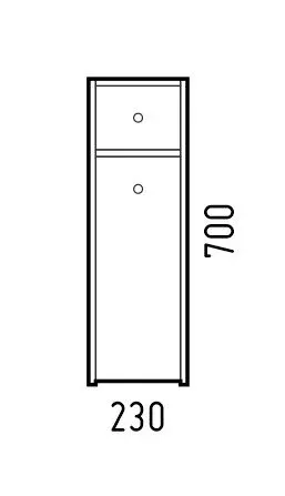 Комод Corozo Энри 20 Z2 белый глянец
