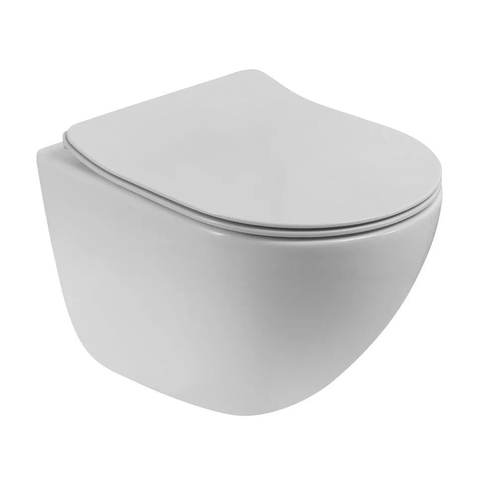 Унитаз подвесной безободковый BelBagno AMANDA-TOR BB051CH-TOR-FC/BB2034SC