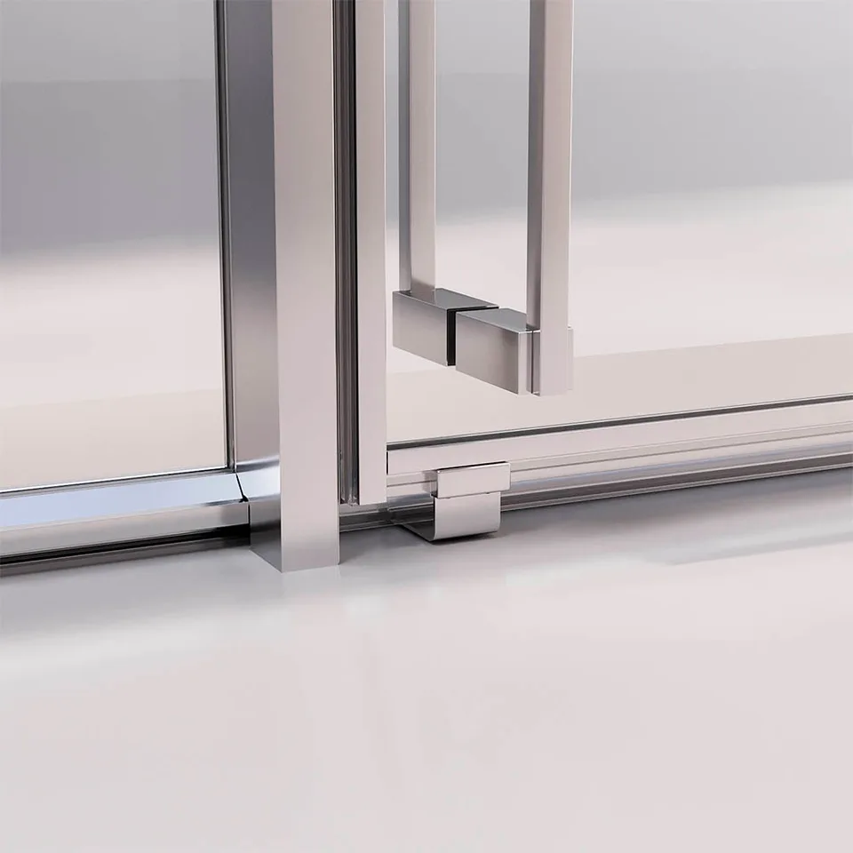 Боковая панель Veconi Premium Prato SP CH, 900x2000, хром, стекло прозрачное