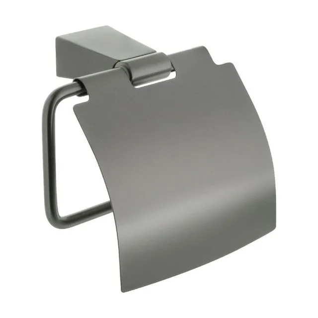 Бумагодержатель с крышкой Fixsen Trend Graphite FX-98010