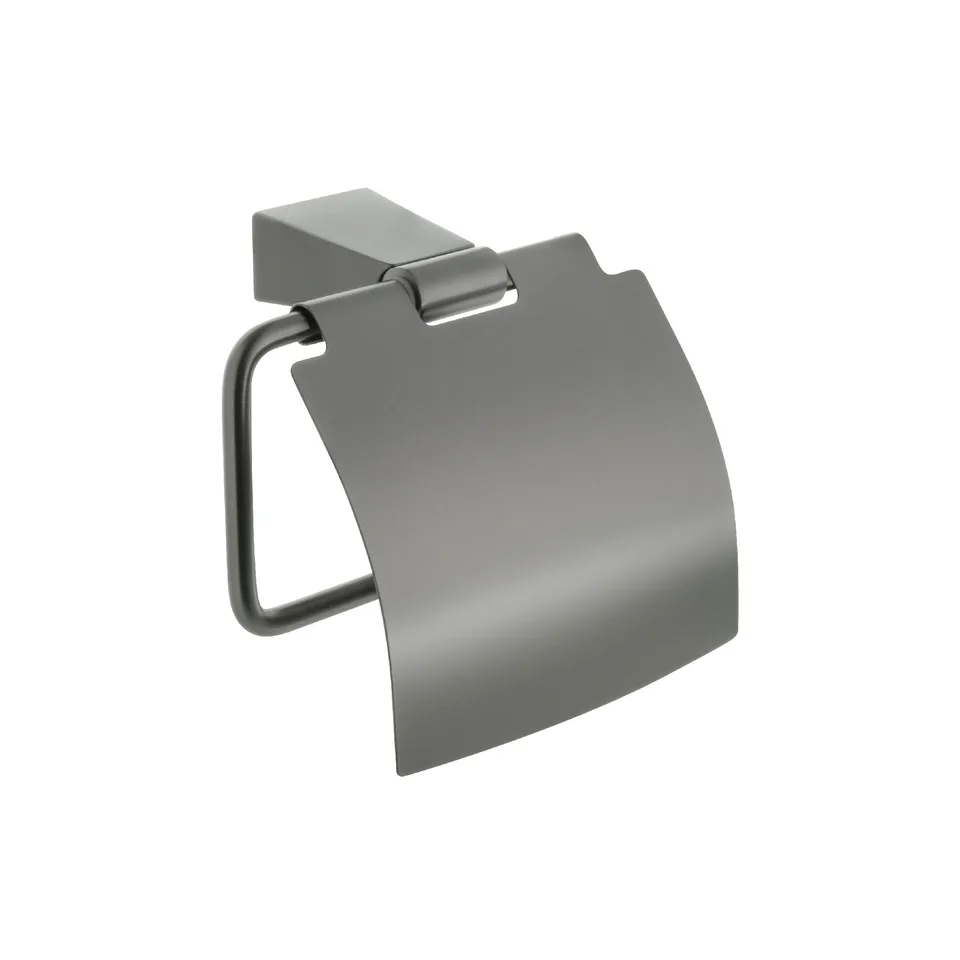 Бумагодержатель с крышкой Fixsen Trend Graphite FX-98010