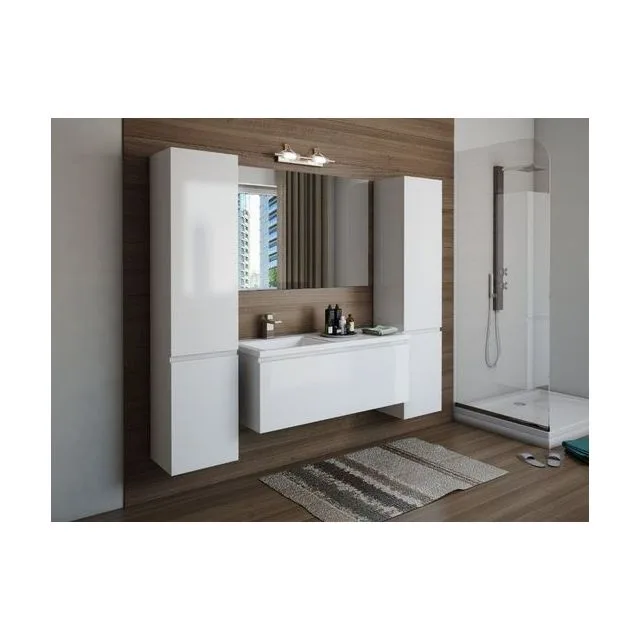Тумба с раковиной подвесной 1 ящик Эстет Dallas Luxe 140 L ФР-00002928