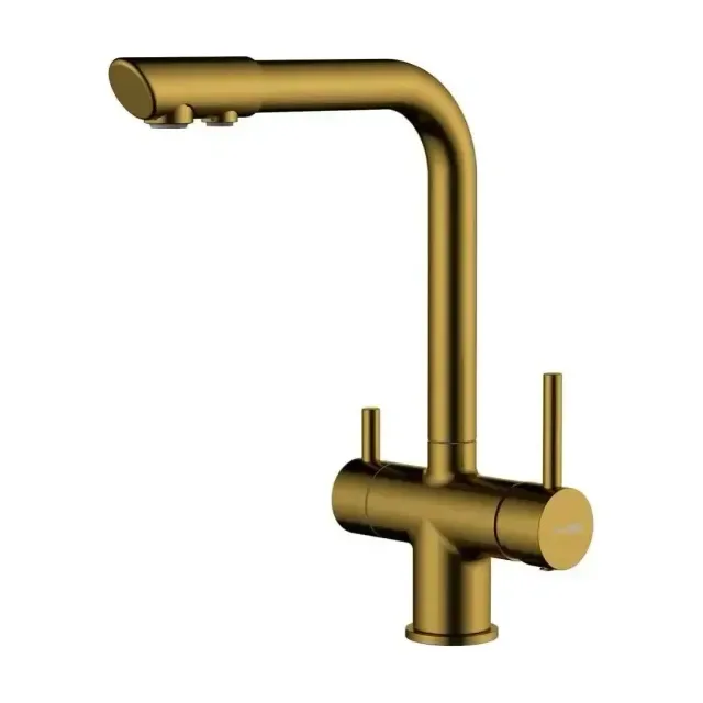 Смеситель WasserKRAFT A8387 для кухни под фильтр, матовое золото