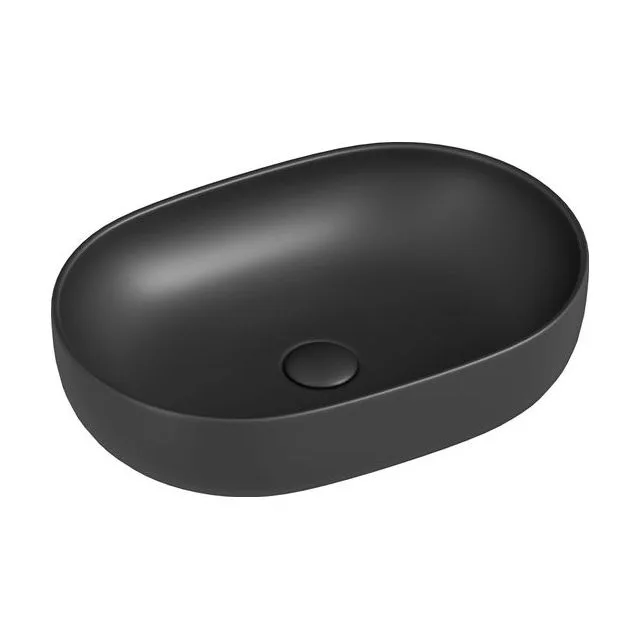 Раковина из сантехнического фарфора Ceramica Nova Элемент (Element) 60 см CN6047MDH накладная цвет темный антрацит матовый
