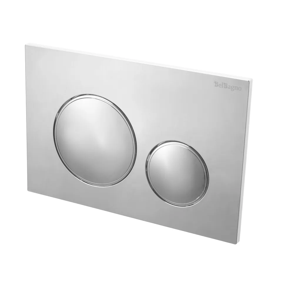 Кнопка смыва BelBagno BB-17C-CRM, хром