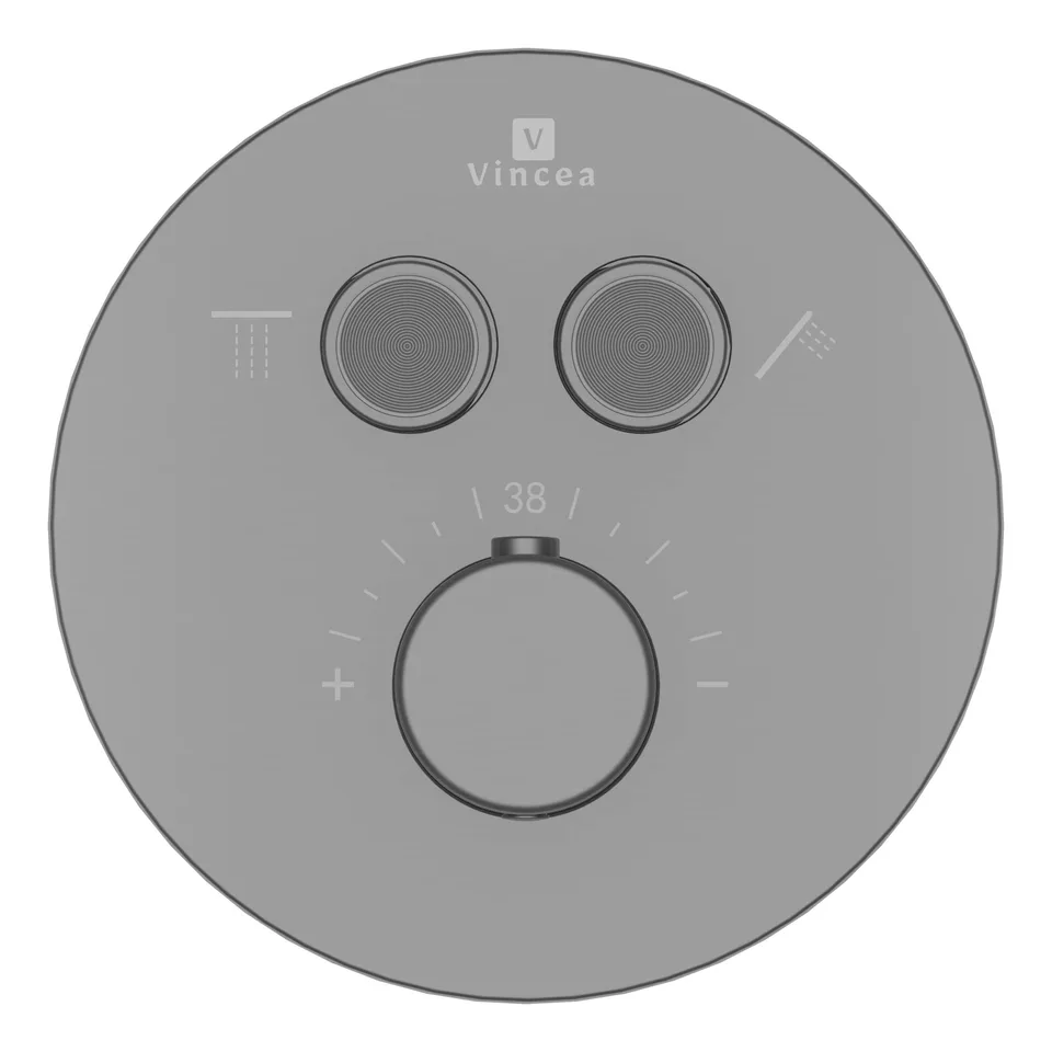 Душевой комплект Инспаер (Inspire) VSFW-3I22MT2CH встраиваемый, термостатический, двухрежимный, хром