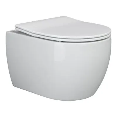 Комплект инсталляции Ceramicanova Envision, унитаз Play Rimless, клавиша смыва Flat белая