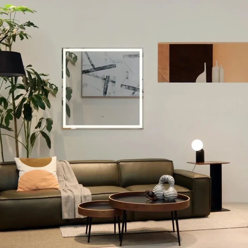 Зеркало Silver Mirrors Рига 77*77 с Led-подсветкой инфракрасный выключатель