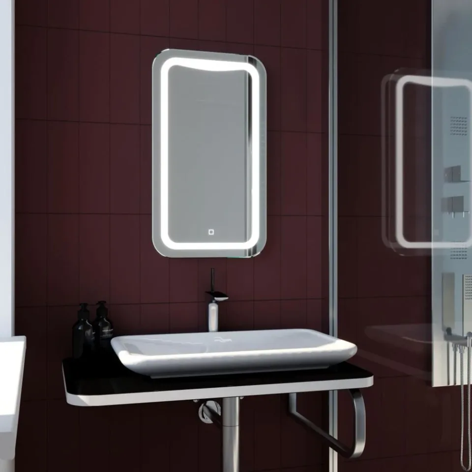 Зеркало Silver Mirrors Турин 40*70 с Led-подсветкой сенсорный выключатель