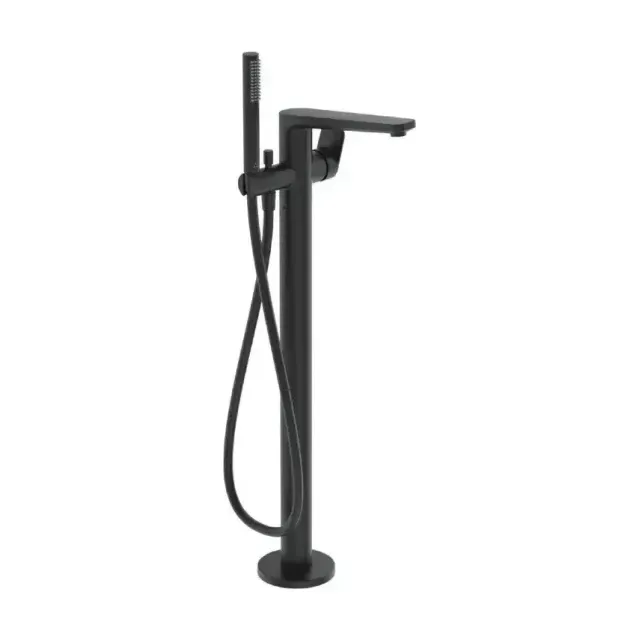 Напольный смеситель Ideal Standard Tonic II A6347XG+A6133NU черный матовый