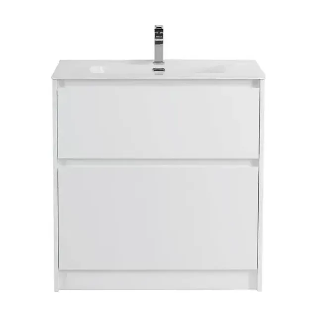 Тумба с раковиной BelBagno Крафт (Kraft) 80 напольная белый матовый (раковина BB800ETL)