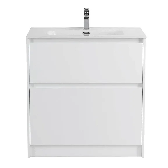 Тумба с раковиной BelBagno Крафт (Kraft) 80 напольная белый матовый (раковина BB800ETL)