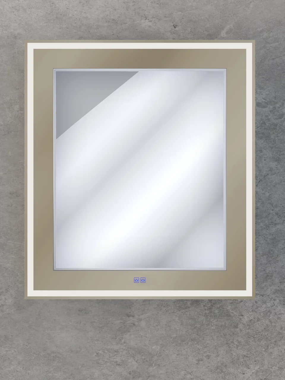 Зеркало со встроенной и контурной подсветками CEZARES CZR-SPC-RELAX-1200-800-LED-TCH-GR