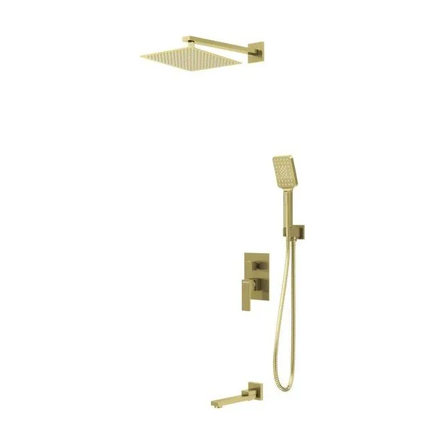 Душевая система скрытого монтажа Grossman Style 501.K35.05.320 золото сатиновый