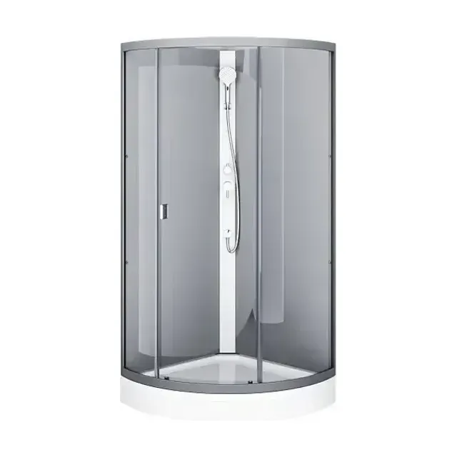 Душевая кабина AM.PM X-Joy 90х90х205 графит без крыши