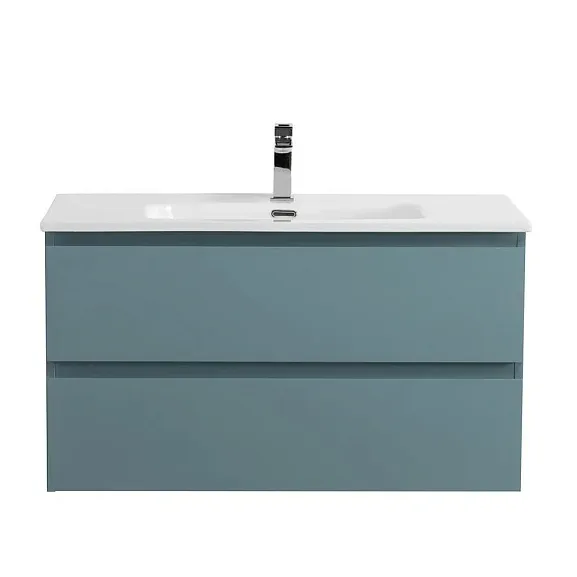 Тумба с раковиной BelBagno Крафт (Kraft) 90 голубая матовая (раковина BB900ETL)