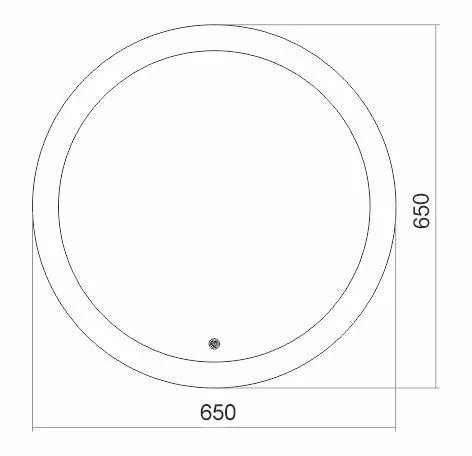 Зеркало Silver Mirrors Perla 65 с Led-подсветкой сенсорный выключатель