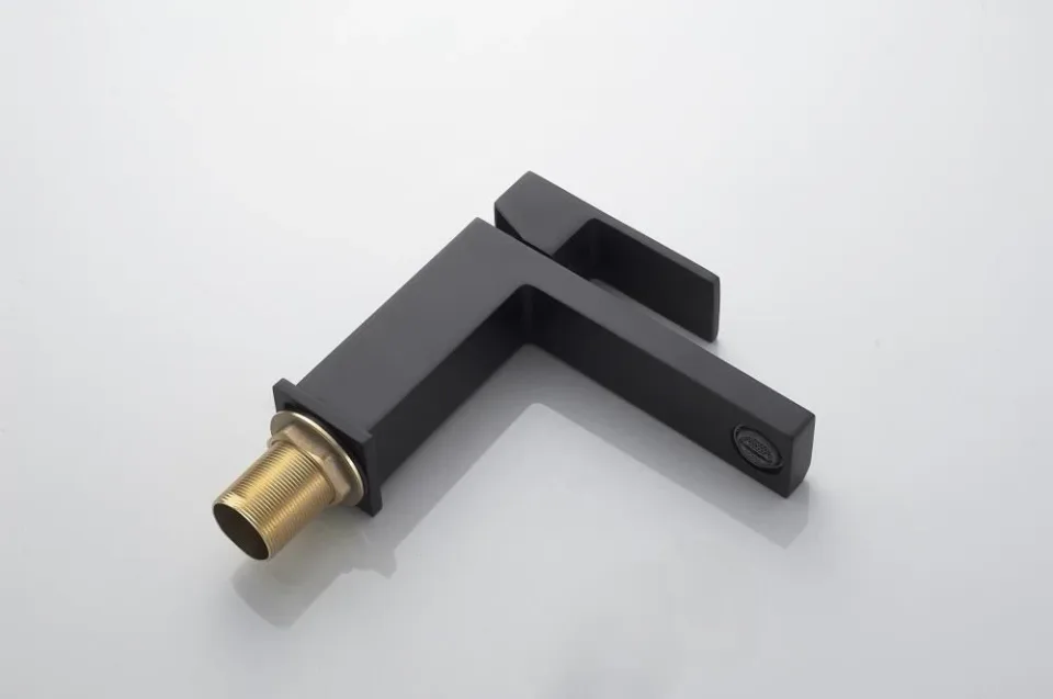 Смеситель Knotlor Стабильность/Stable KN-20/BL для раковины черный матовый