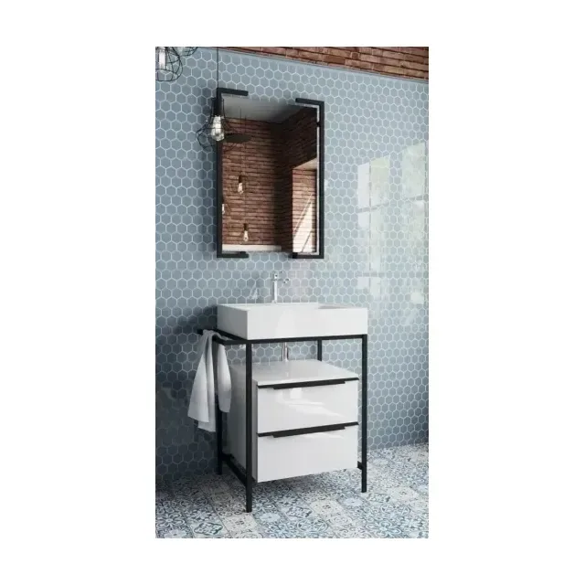 Комплект мебели Эстет Comfort 59 Loft белый глянец
