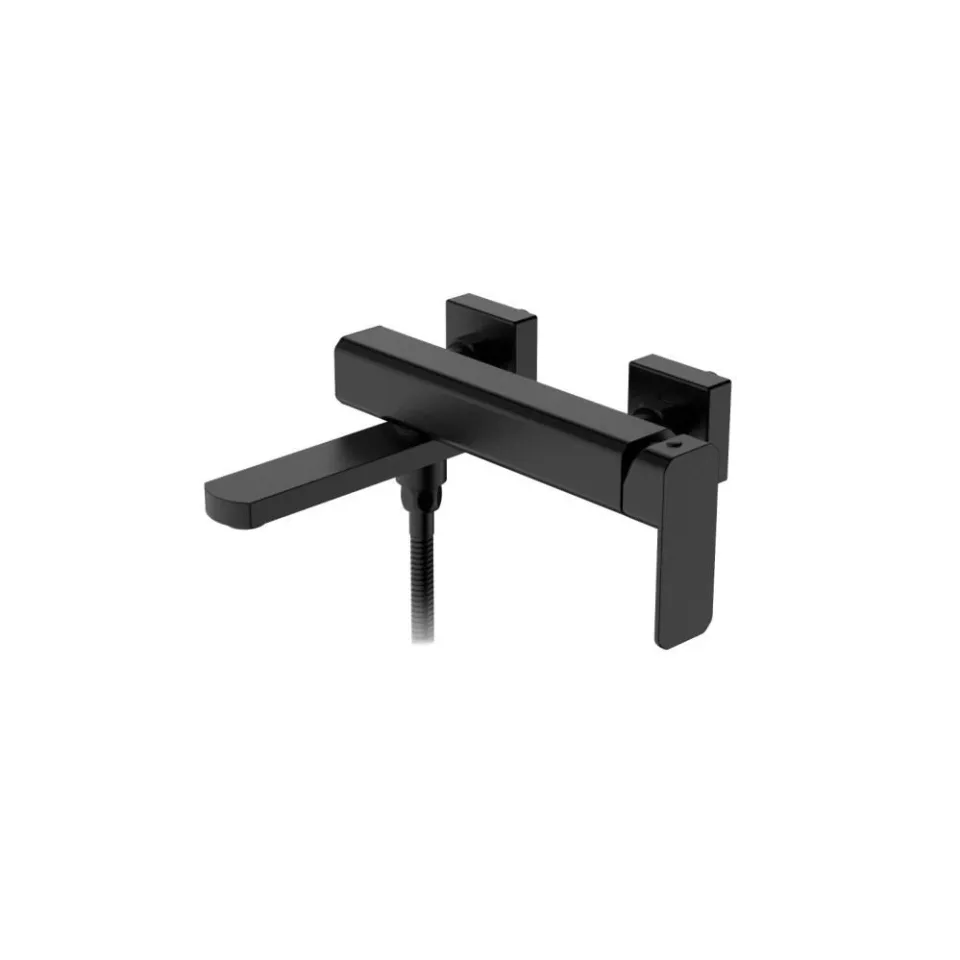 Смеситель Haiba HB62833-7 для ванны и душа черный матовый