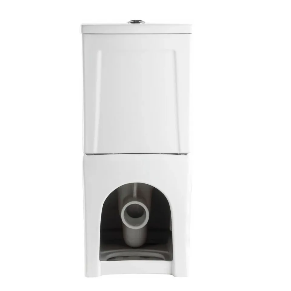 Унитаз-компакт Black & White Гравитация/Gravity WX-7790 безободковый смыв торнадо 63*36*84,5 с крышкой сидением микролифт