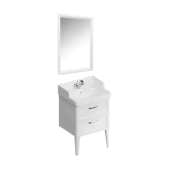 Комплект мебели Kerama Marazzi Pompei 60 напольный белый глянец, 2 ящика