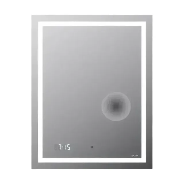 Зеркало AM.PM Gem 55 с Led подсветкой, часами и косметическим зеркалом