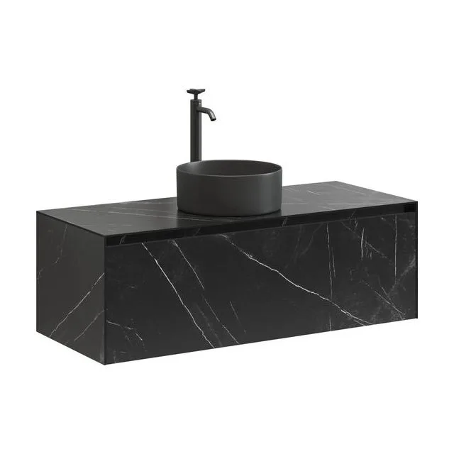 Тумба под раковину Sancos Мрамор (Stone) 120 см ST120NM настенная универсальная 1 ящик