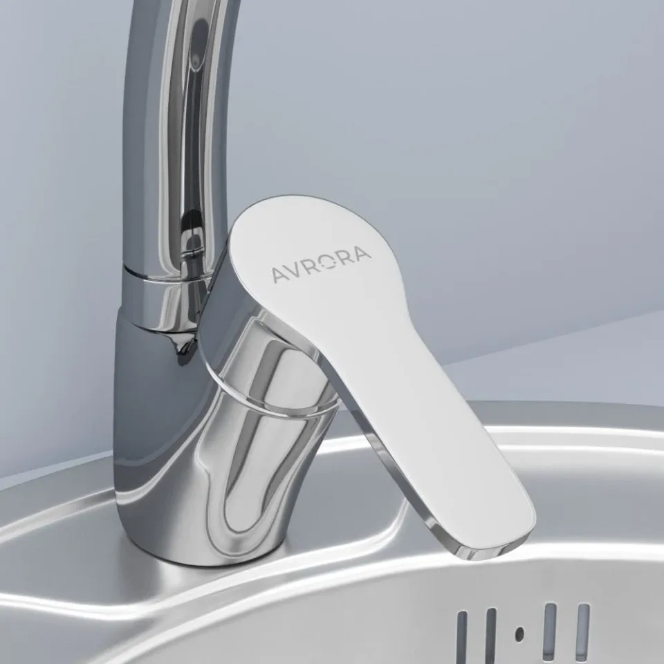 Смеситель Avrora Mirro AV3321 для раковины хром