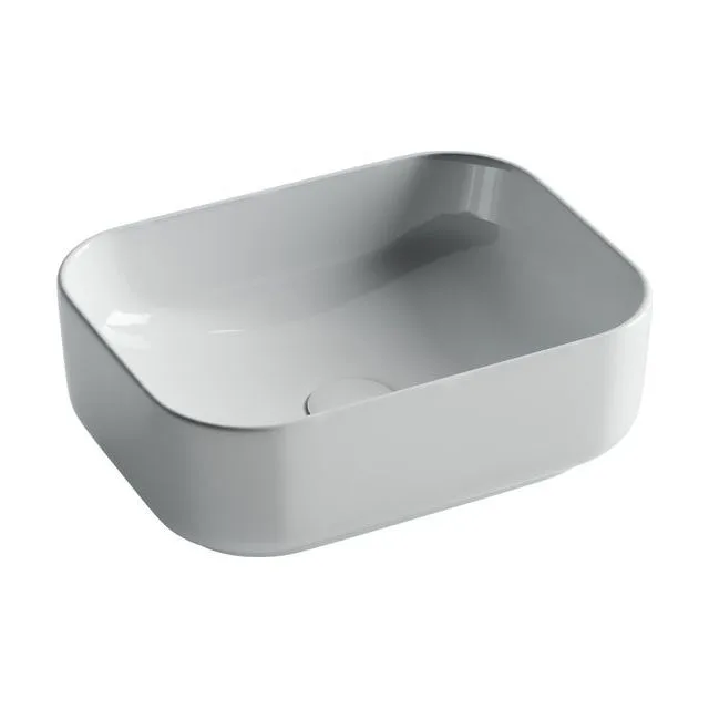 Раковина из сантехнического фарфора Ceramica Nova Элемент (Element) 40 см CN5042 накладная цвет белый