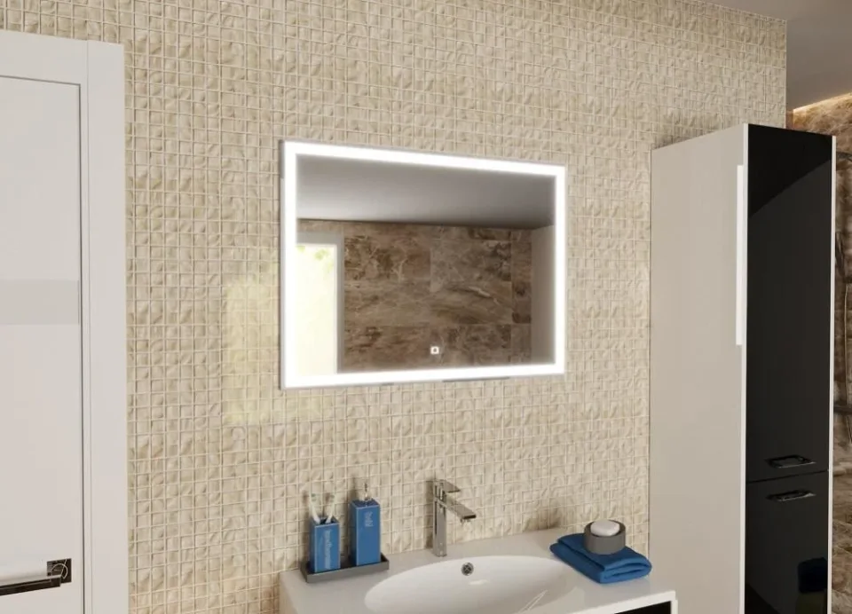 Зеркало Эстет Mercury 80 с Led подсветкой
