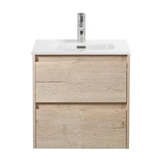 Тумба с раковиной BelBagno Крафт (Kraft) 50 белый дуб Галифакс