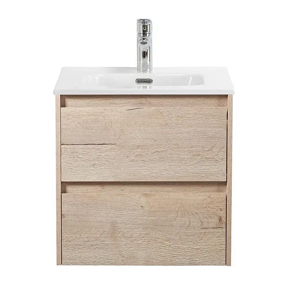Тумба с раковиной BelBagno Крафт (Kraft) 50 белый дуб Галифакс