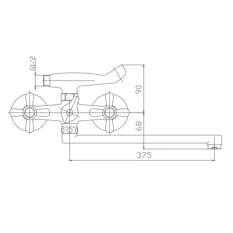 Смеситель Haiba HB2225 универсальный