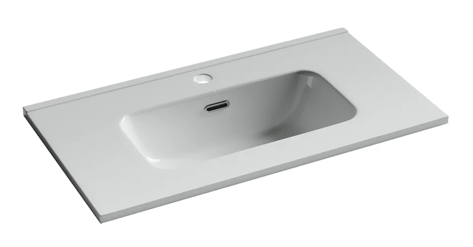 Раковина из сантехнического фарфора Ceramica Nova Компакт (Compact) 70 см CN7029 накладная цвет белый