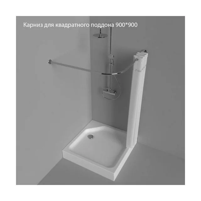 Карниз для квад., поддона 90×90 см