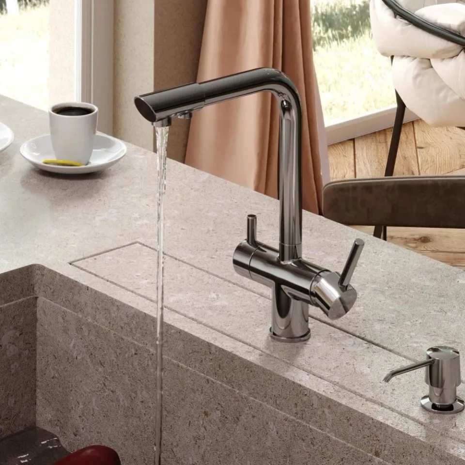 Смеситель WasserKRAFT A8317 для кухни под фильтр, хром