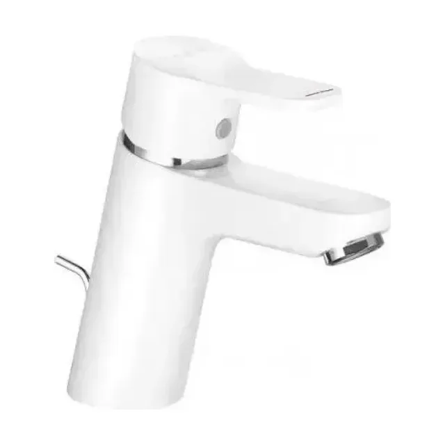 Смеситель Kludi Pure&Easy 373829165 для раковины донный клапан белый