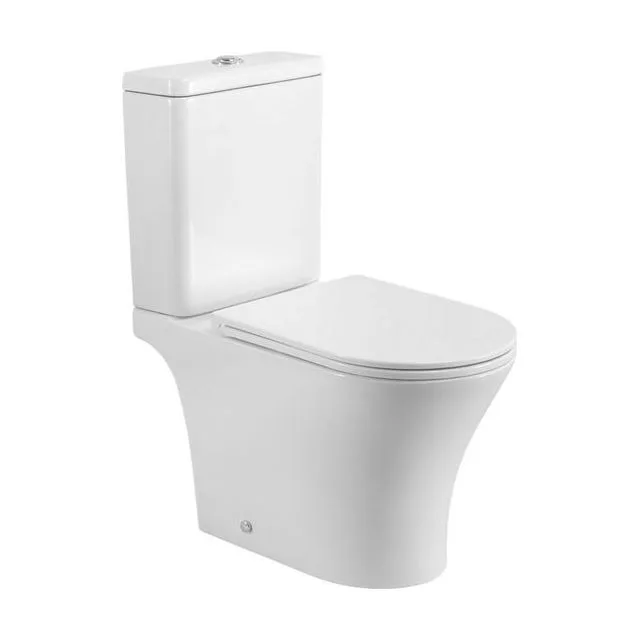 Унитаз-компакт безободковый со смывом TORNADO BelBagno ACQUA-TOR BB2801CP-TOR/SC/BB2801T