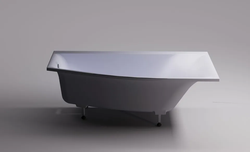 Ванна Astra-Form СКАТ литьевой мрамор, правая 1700х750х500