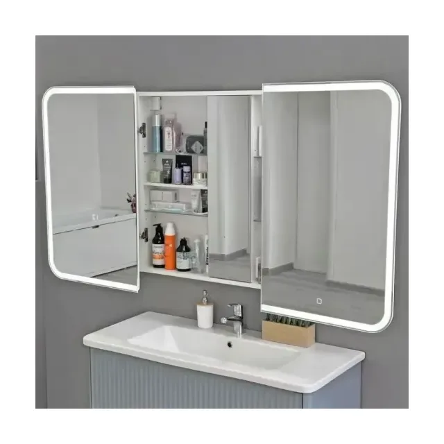 Зеркало-шкаф Alavann Cosmetic Light 100 поворотное зеркало с приближением