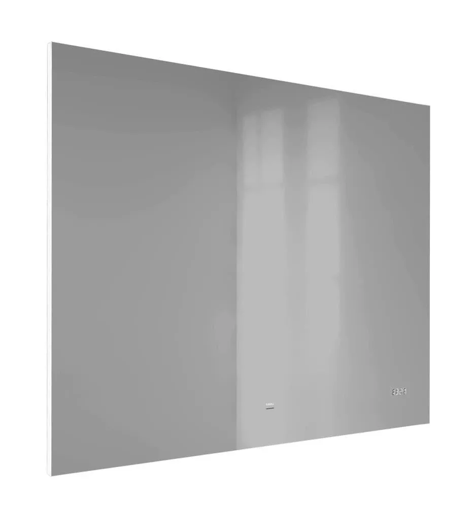 Зеркало Raval Kvadro 100*80 с led-подсветкой и часами