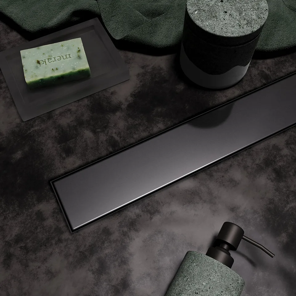 Душевой лоток Veconi Stesso Graphite 600