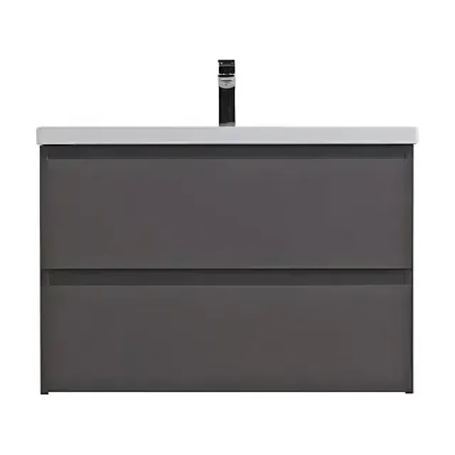 Тумба с раковиной BelBagno Крафт (Kraft) 75 темно-серая матовая