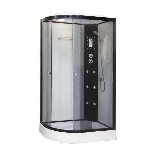 Душевая кабина Niagara Ultra NG-1903-01R (120х80х220) низкий поддон(16см),черный,стекло тонированное
